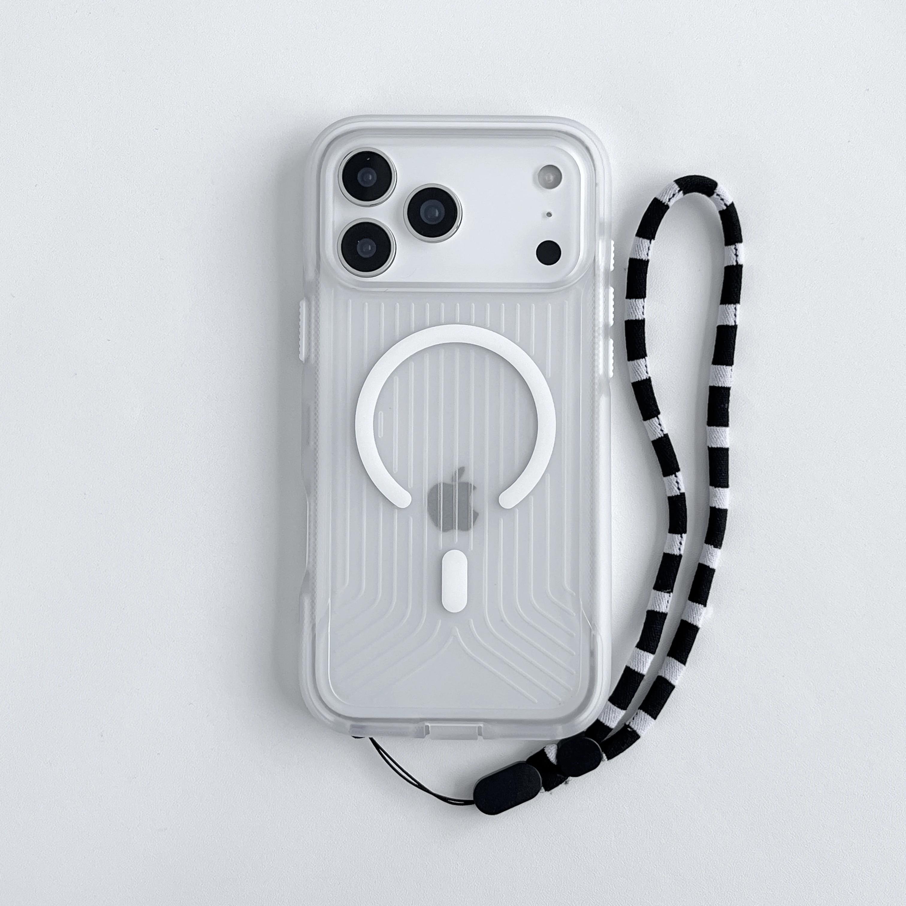 

Tech-21 FlexPro Гофрований Прозорий Чохол MagSafe для IPhone17Pro Max Air Магнітний Бездротова Зарядка Пилозахисний Захисний Чохол iPhone17 Pro Max білий