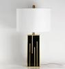 Nordic Modern Wholesale Hotel Bedroom Bedside Study Luxury Gold Decor Metal Iron Fabric Shade LED Desk Light Led Table Lamp