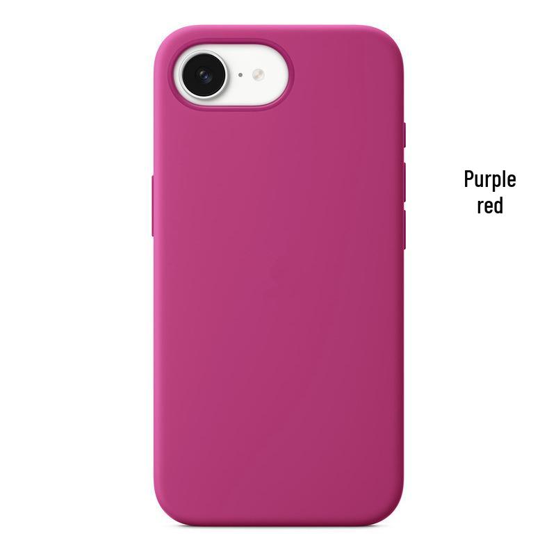 

iPhone 16 Liquid Silicone MagSafe Case - Drop-Proof & Magnetic, Compatible with Official Model iPhone 16E [with logo]