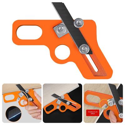 Edge Band Trimmer Woodworking Manual Trimmer PVC Strip Gypsum Board Scraper Right Angle Rounded Arc Trimmer Tool