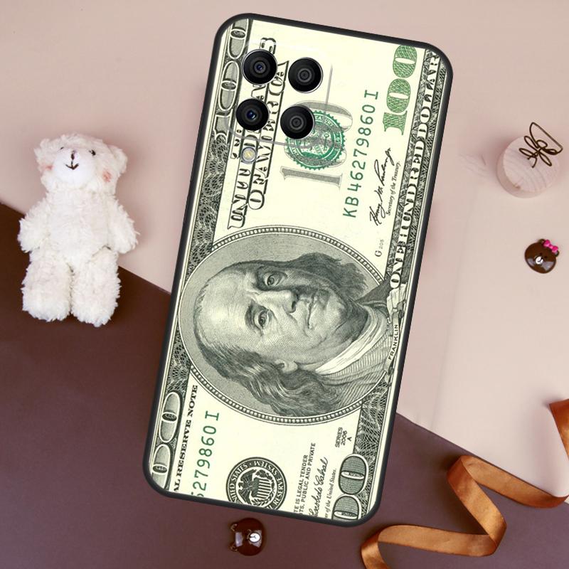 Banknote Dollar Cash Money Case For Samsung Galaxy M11 M31 M21 M53 M13 M32 M52 M15 M35 M55 M14 M34 M54 M06 M16 M36 M56