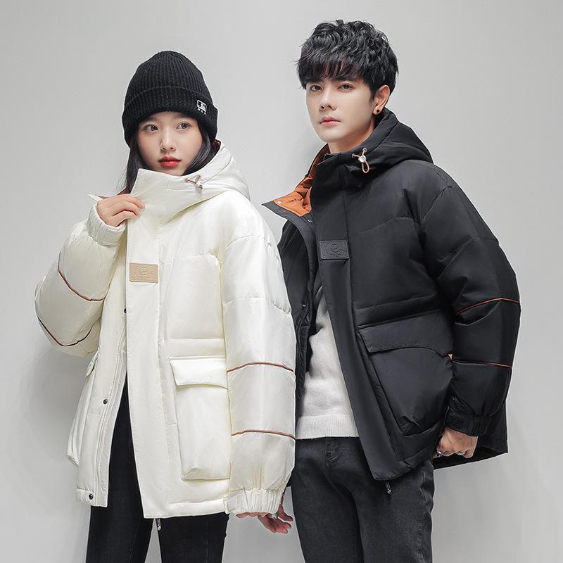 Jachetă de puf pentru bărbați din puf de rață albă 90%, cu glugă nouă îngroșată pentru căldură și izolație, jachetă pentru bărbați