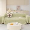 Plush Sofa Cover Cloth Non-Slip Sofa Cushion Sofa Cover Sofa Cover Towel Four Seasons Universal Chenille Cream Style
