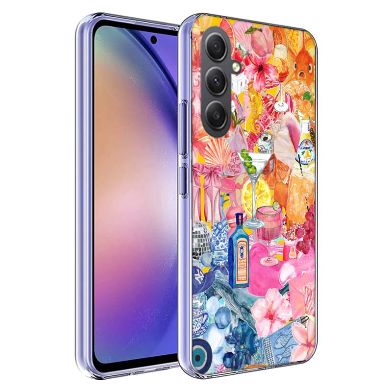 Meereslandschaft Wein Zitrone Handyhülle für Samsung A17 A37 A57 A07 A16 A26 A36 A56 A06 A02S A12 A22 A32 A52S A04S A14 A24 A34 A54