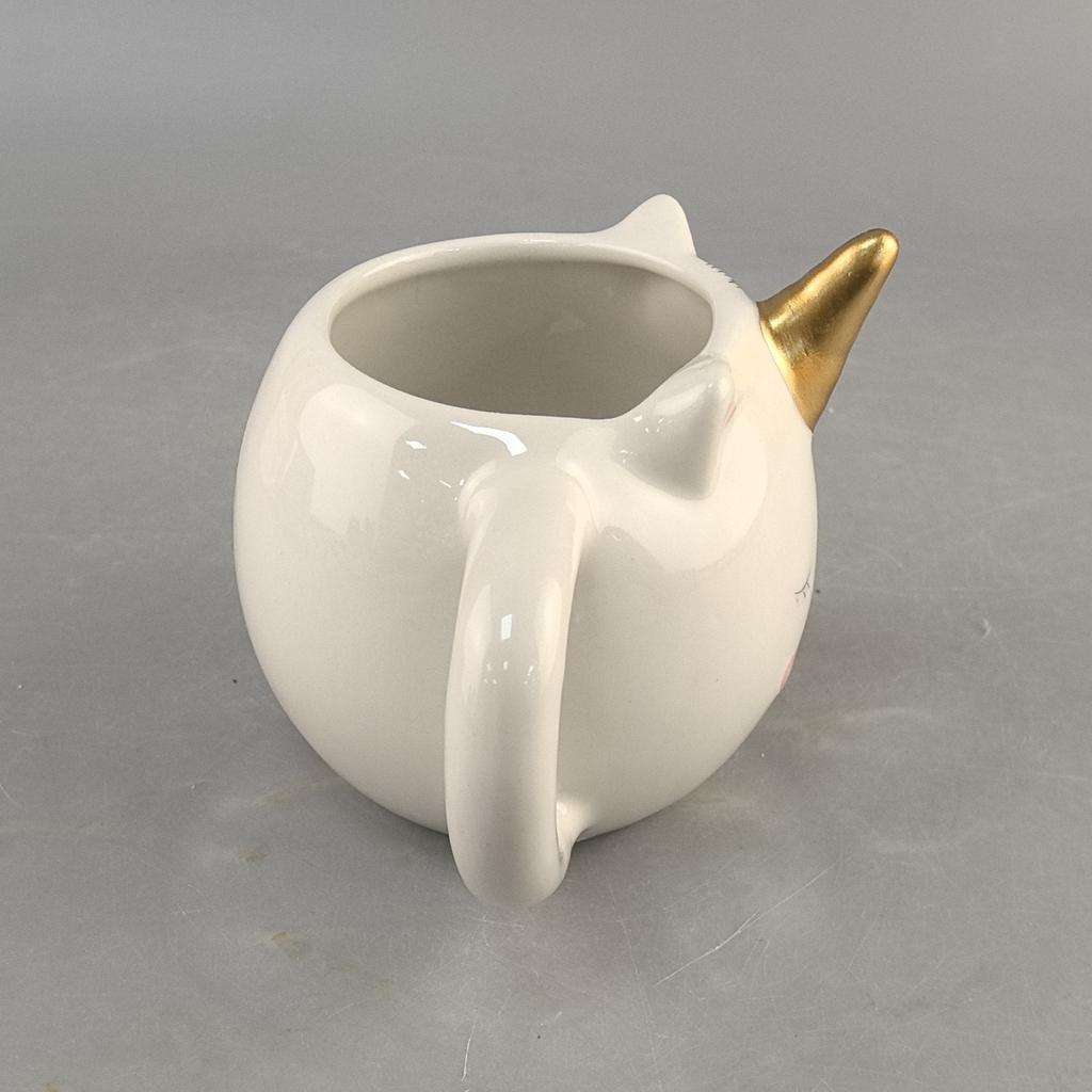 Einhorn Keramiktasse Milch Frühstückstasse Regenbogenpferd Cartoon Bürotasse Zuhause kreative Tasse