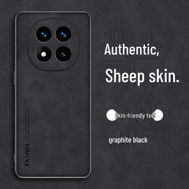 Redmi Note 14 Pro Lambskin Anti-Fall Phone Case