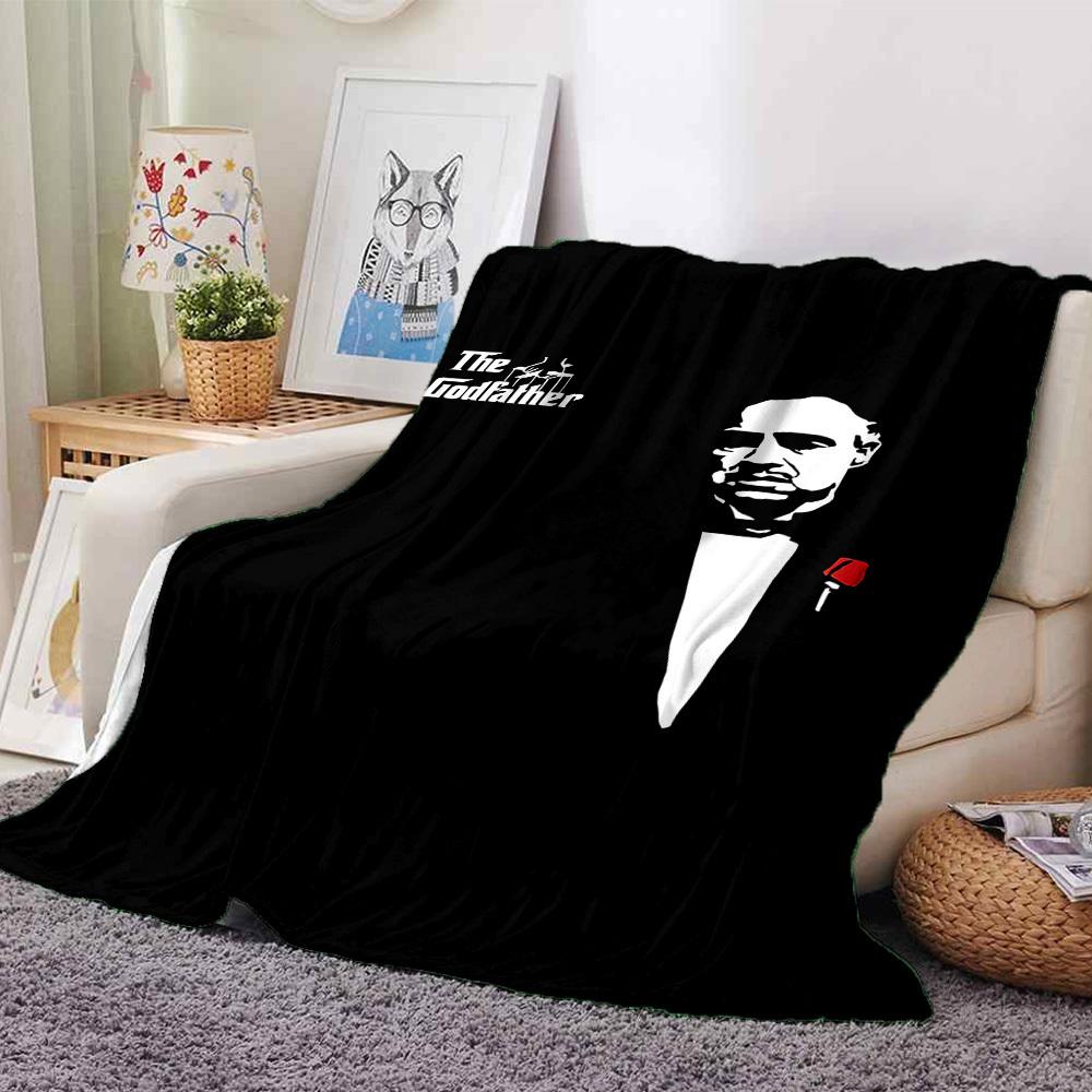 

1pc The Godfather Soft Warm Throw for Home, Office, Trave, All-Season Cozy Bedding Gift, Office Cozy Accessory 1125 80cmx120cm(31inx47in)