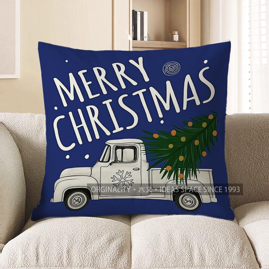 Home Decor Baby Snowman: It'S Cold Outside Pillow Cover Pattern Cushion Cover Suitable For Sofa Bedroom Car Pillow Cover