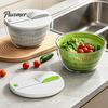 Detachable Drain Basket Vegetable Salad Spinner, Bowl And Mesh Design, Manual Multi-purpose Strainer Hand-Centrifugal Dehydration System, Quick Drying