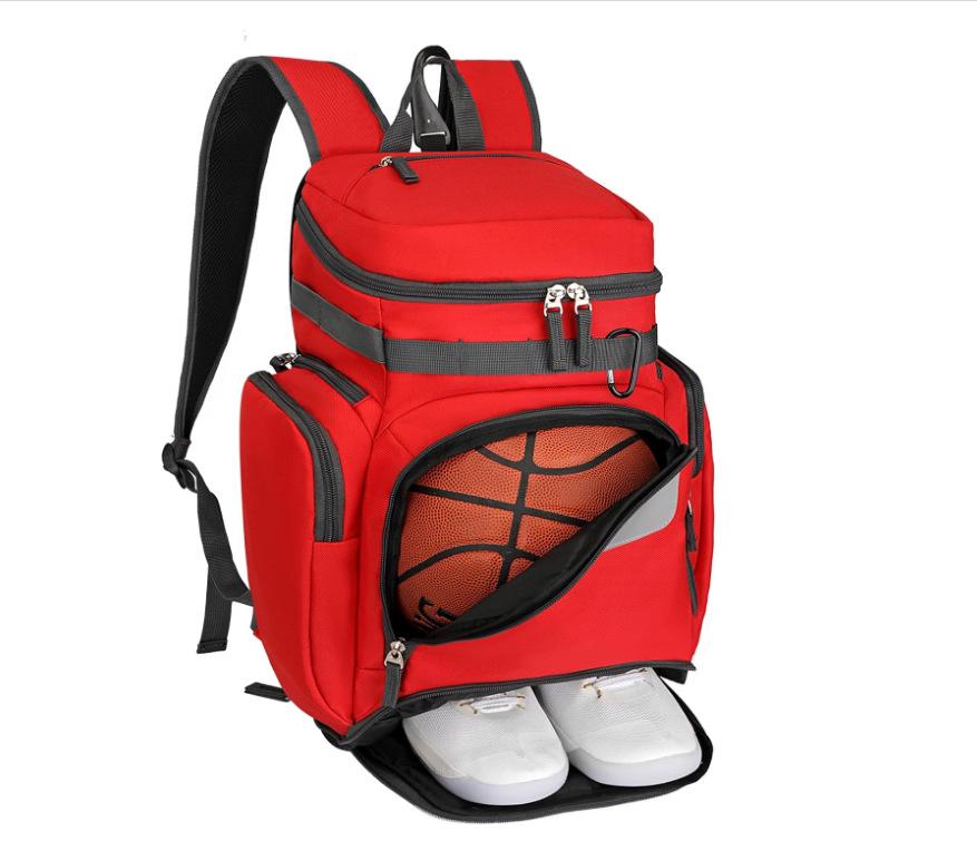 GO Grenzüberschreitender Basketball-Rucksack mit großem Fassungsvermögen und isoliertem Schuhfach, Outdoor-Sport & Fußballaufbewahrung