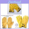 Sheep Leather Welding Gloves With Heat Resistance For Outdoor Labor And Safety