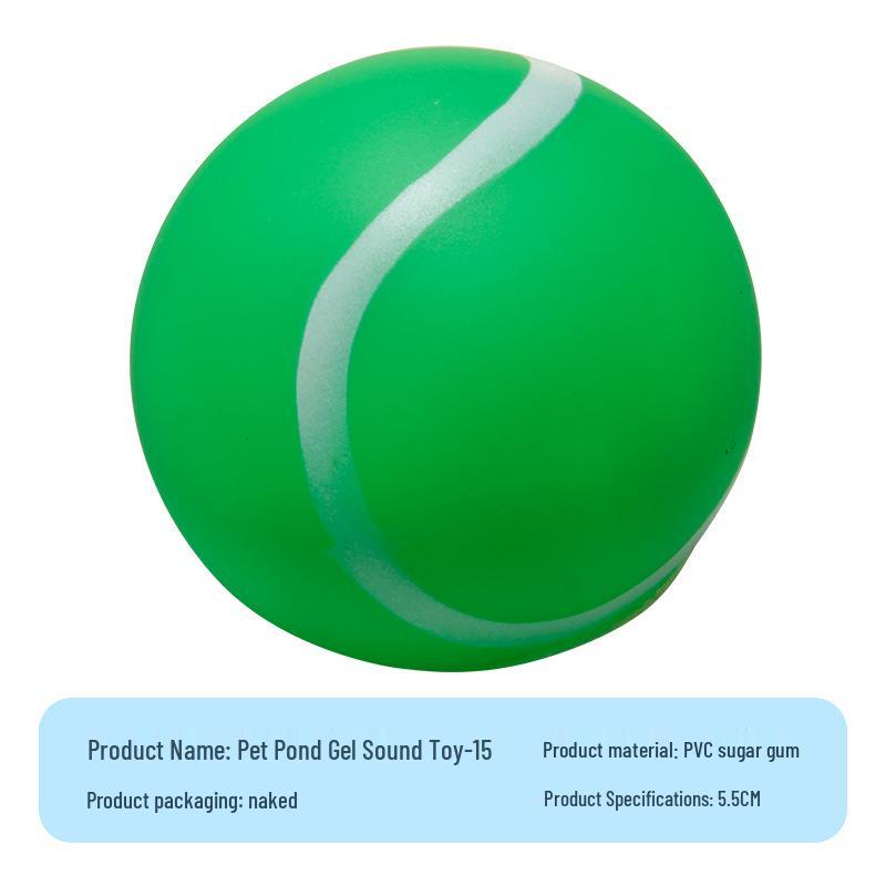 Vinyl Simulation Toy Ball for Small and Medium Dogs - Sounding Pet Ball