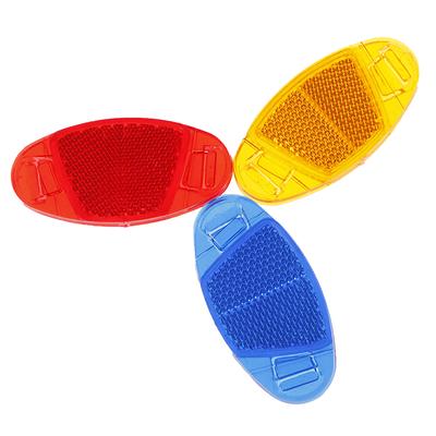 4Pcs Durable Bicycle Spokes Reflector Lamp Bicycle Wheel Safety Reflector Frame In 3 Colors