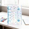 M5 Clear Glitter Star Mini Binder Notebook Diary Kawaii Hand Account Book DIY Postcard Collect Photo Album Stationery