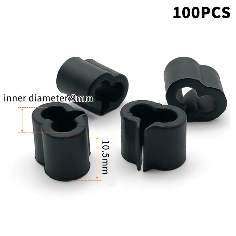 100pcs Y-Shaped Plastic Connectors - DIY Wire Mesh Fastening Clips For Pet Cage Linking - Shelf Clips