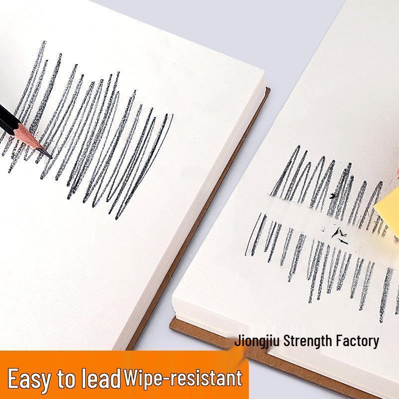 Thickened A3 One-piece Sketchbook, 32K Art Student Drawing Book, Spiral 8K Marker.