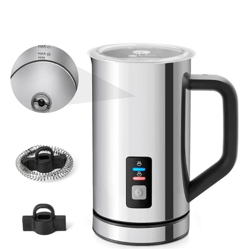 Set di Sostituzione Frusta Montalatte in Plastica e Metallo Componente Riscaldante per Montalatte Adatto per Modelli di Macchine da Caffè