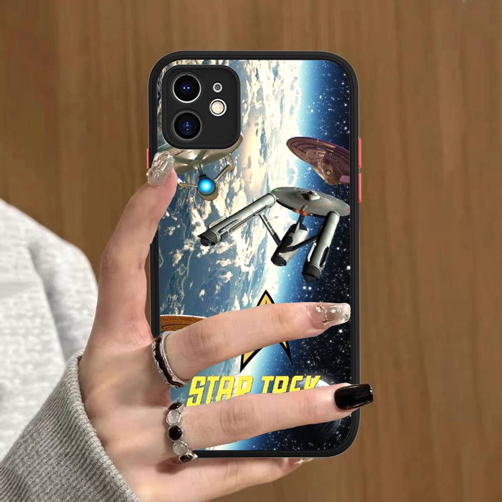 

Classic Movie S-Star T-Trek For Silicone Matte Phone Case For IPhone 16 Pro Max 15 14 13 12 11 X XS MAX iphone 13