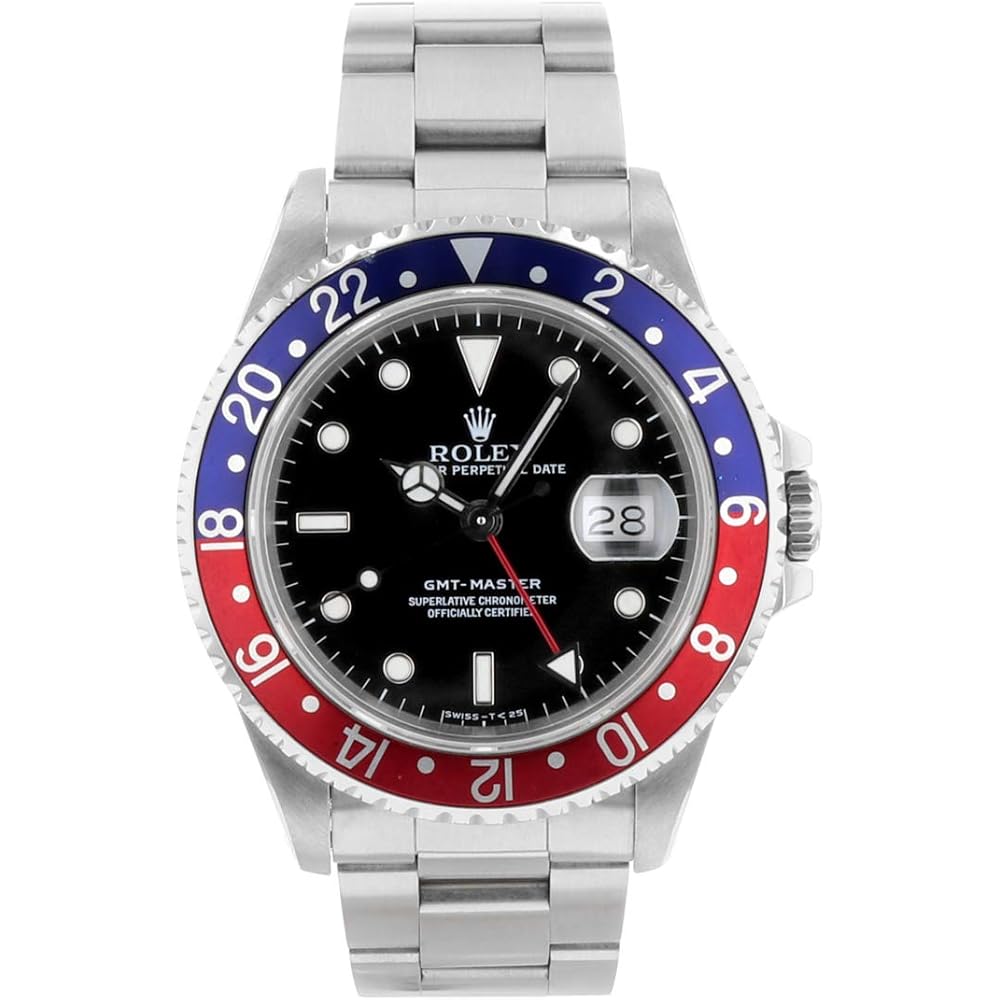 Rolex GMT-Master I 16700 Men s Automatic Watch Red/Blue Bezel Pre-Owned