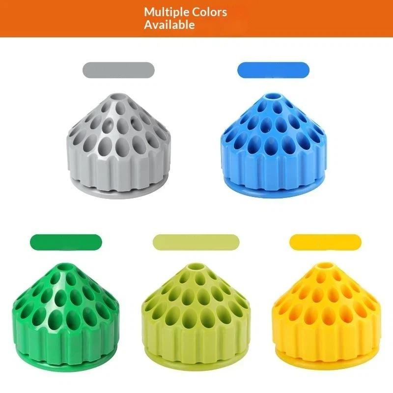 360 Degree Rotating Drill Bit Storage Box - Professional Engraving Burr Organizer Rotary Tool Case For Jewelry Making Workshop