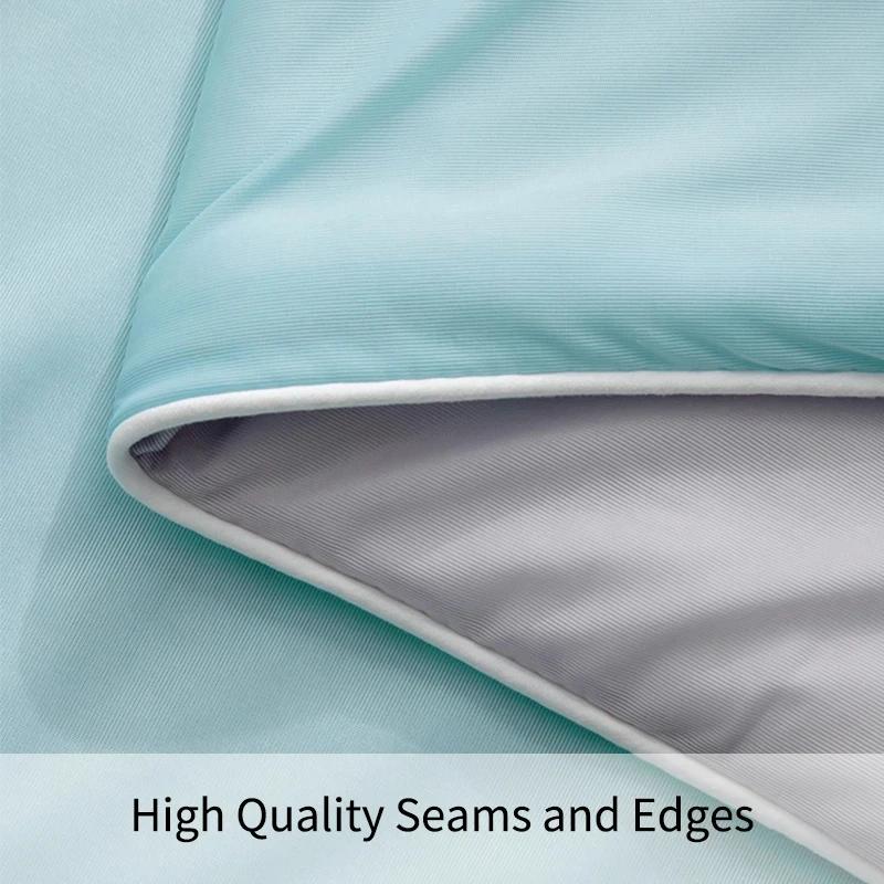 Cool Blanket for Bed Smooth Double Side Cold & Cooling Fabric Summer Quilts Silky Breathable Air Condition Comforter Queen Quilt