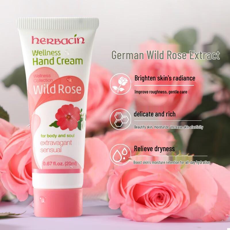 Herbacin Kamille Rose Classic Hand Cream 20ml