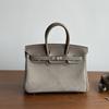 Cartier Silver Hardware With Swift Leather Silver Bag Classic Real Leather Handbag Fashion Large Capacity Womens Bag