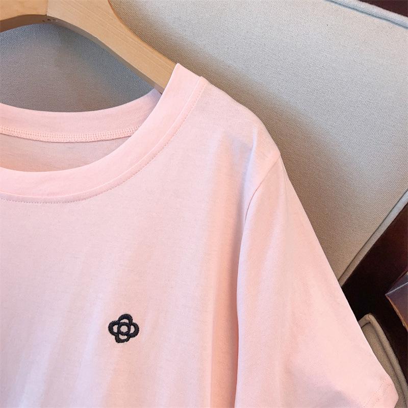 New Plus Size Loose Slimming Long Sleeve Women's T-shirt (Available in 200/300/350 jin) 9117