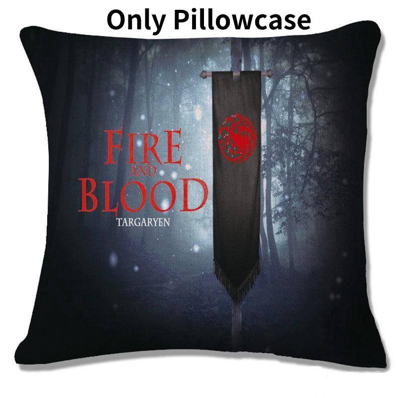 Game Of Thrones Inspired Decorative Throw Pillow Cover Featuring Unique Family Crests For Stylish Living Room Decor