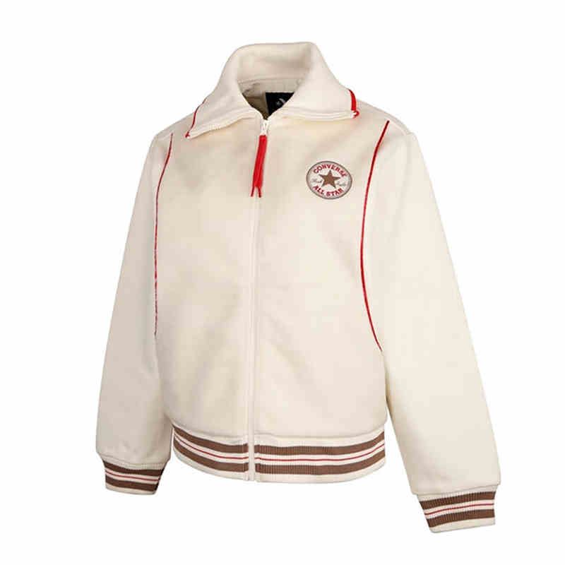 

New Converse Jackets Coats Women s White 10028115-A01 XL