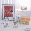 Wrought Iron Photo and Tablet Display Stand - Decorative Metal Frame Holder