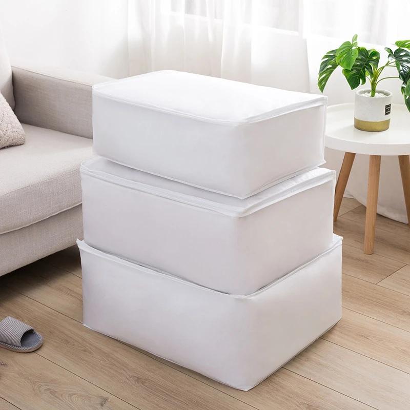 Waterproof Clothing Storage Bag Zipper Storage Bag Wardrobe Quilt Blanket Storage Wardrobe Organizer Closet Organizer