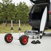 Sit on Top Kayak Cart Adjustable Two Wheel Rubber Wheels Boat Carrier