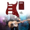 11-Loch Gitarren-Schlagbrett mit Befestigungsschraube Rückplatte Humbucker Ersatz Kratzschutz Elektrische Gitarre Zubehör