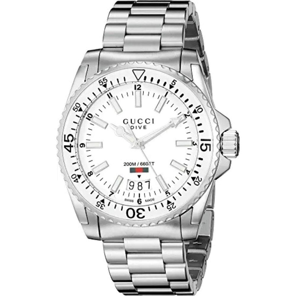 Gucci YA136302 Orologio da uomo in acciaio inossidabile da 40 mm