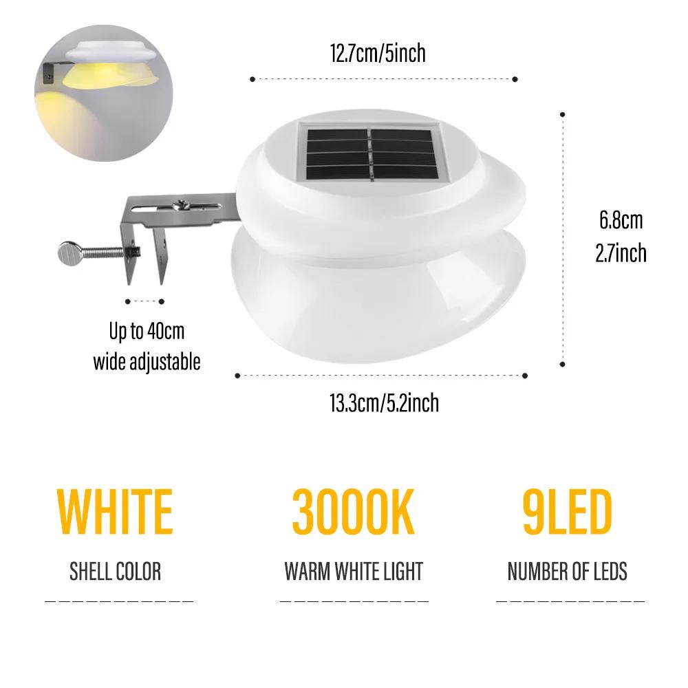 LED Solar Light, Waterproof Outdoor Garden Decoration Wall Light Suitable for Fence Garden Landscape Wall Walkway