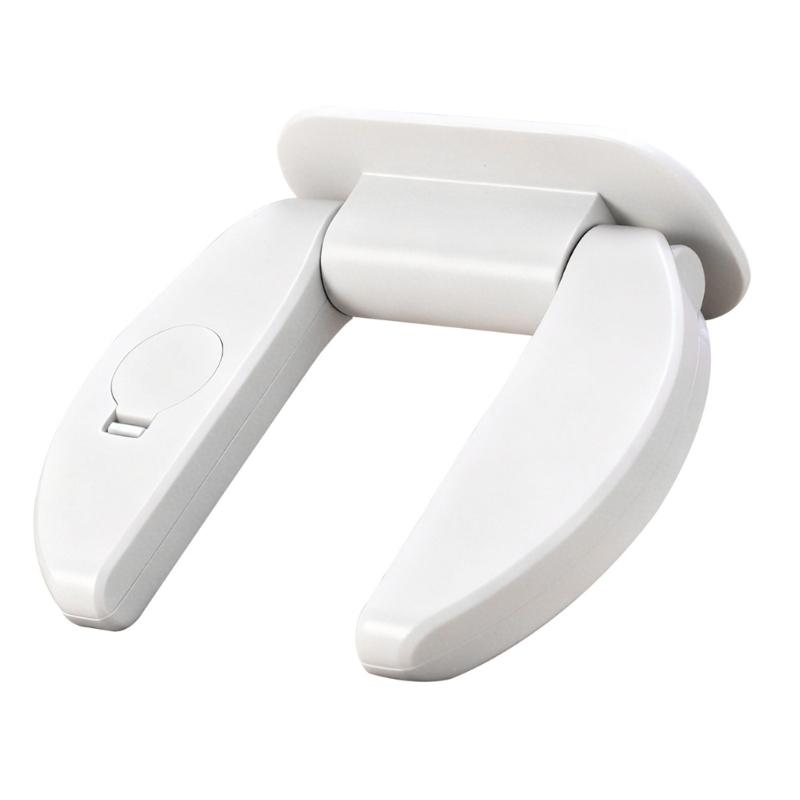 Universal Door Lever Lock Child Baby Safety Lock Rotation Proof Professional Door Adhesive Security Latches Multifunction белый