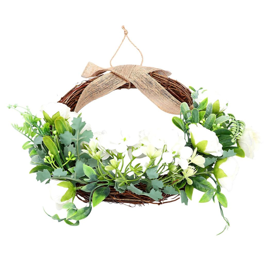 Faux Half Wrth Spring Yr Round Artificial Floral Wrth for Farmhouse Front Door Porch Wedding Decor