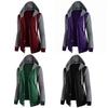 Automne Sports Femmes Sweat à Capuche Color Block Manteau Manches Longues Veste à Capuche Vêtement d'Extérieur