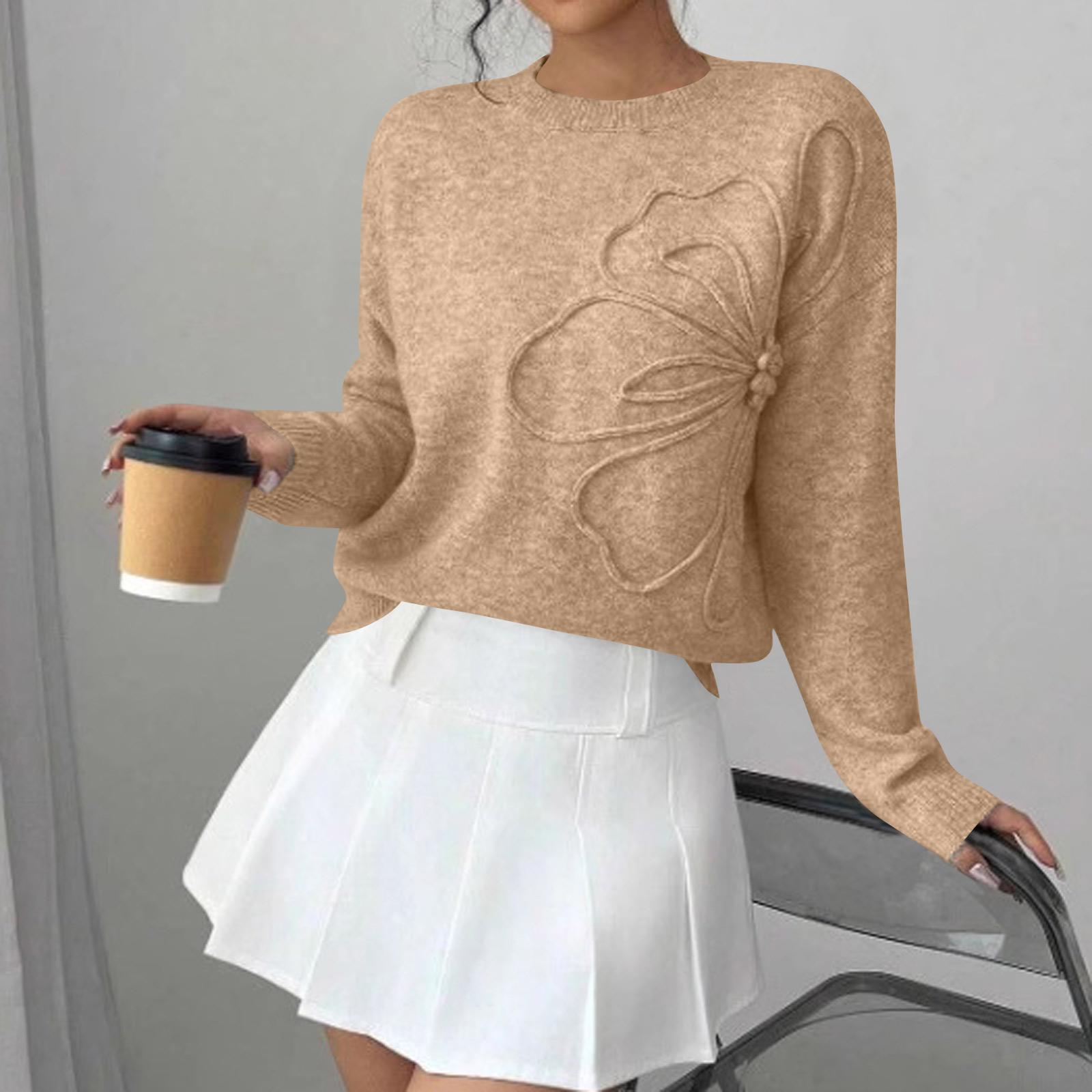 

Женские свитера на пуговицах с длинным рукавом, вязаные пальто с карманами XL