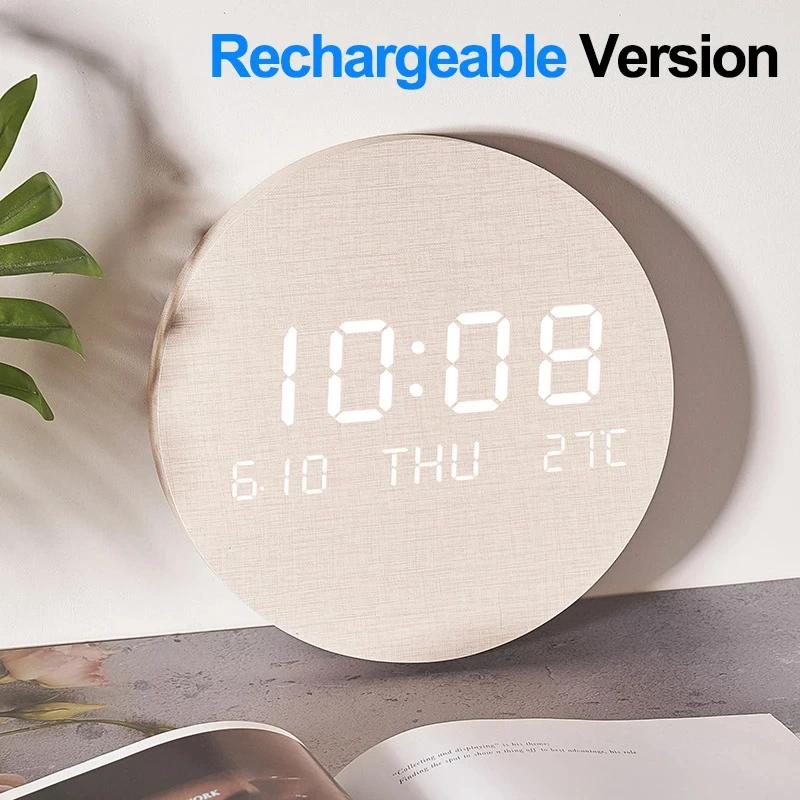 New LED Wall Clock Creative Watches Home Living Room Decoration Bedroom Mute Clock Nordic Style Fashion Digital Wall Decor Clock