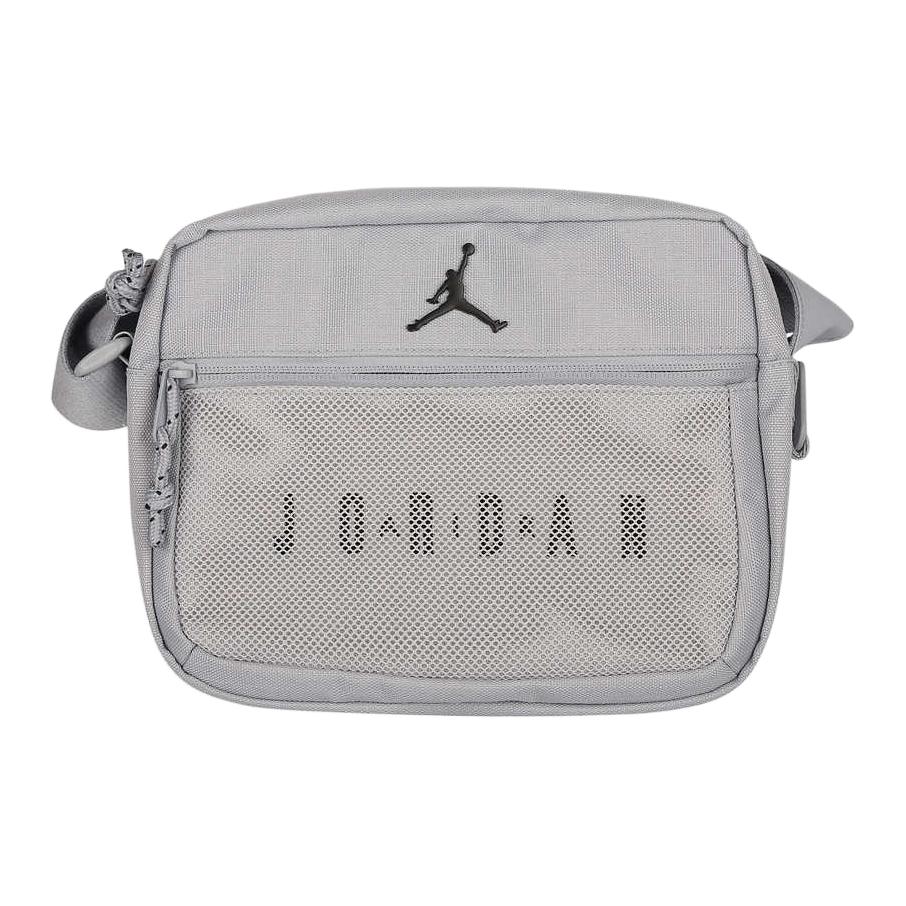 Jordan Искусственный Полиэстер Сумки Через Плечо Унисекс Светло-Серый JD2613028AD-001
