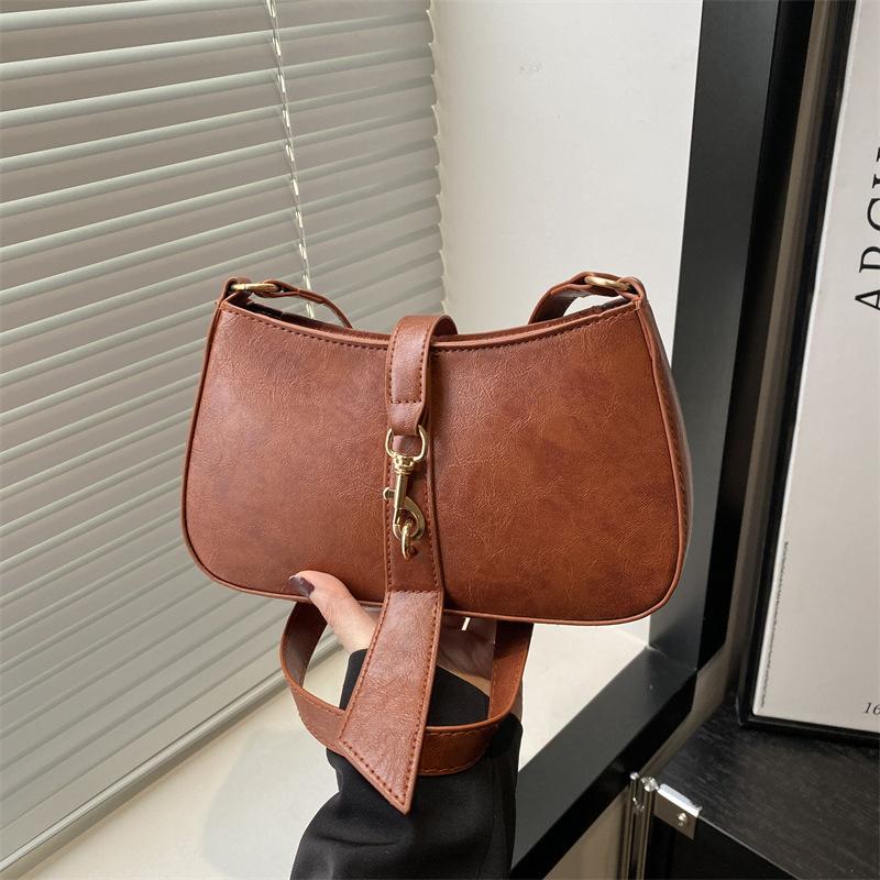 

Premium sense popular fashion underarm small square bag 2025 new Korean version single shoulder handbag women s bag delivery коричневый