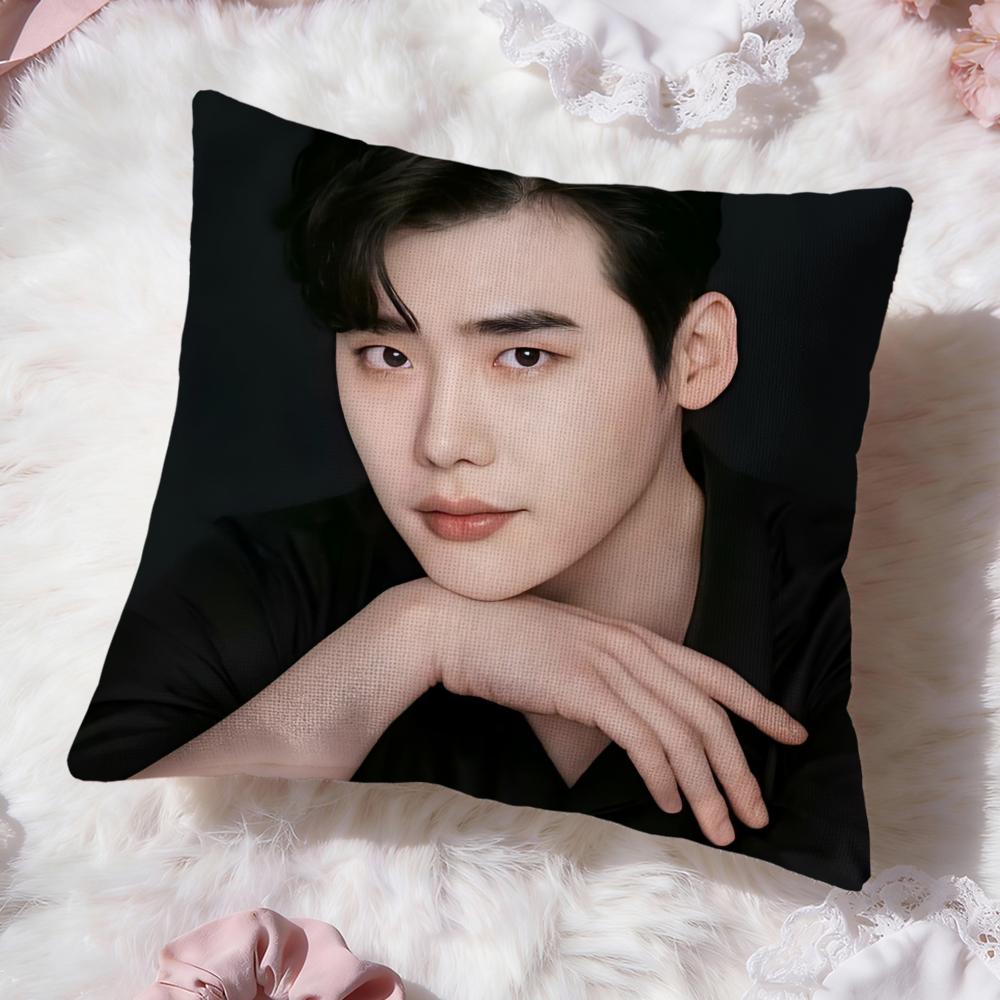 Actor L-Lee Jong S-Suk Cushion Cover Premium Comfort Reversible Pillow Cove -Two in One Design for Any Room & Car Interior
