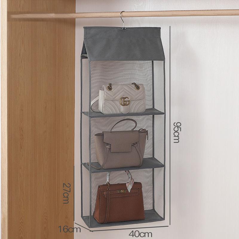 

Сумка для хранения сумок Подвесная сумка Шкаф Подвесная сумка Настенная двусторонняя дверная стойка для хранения в общежитии 95cm*40cm*16cm