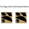 Mice Skates Mouse Feet for Razer Naga 2014 /Naga Chroma/Naga Limited Razer Green / 2014 Left Handed Edition (2 Sets)- Thickness 0.7mm (Left Handed