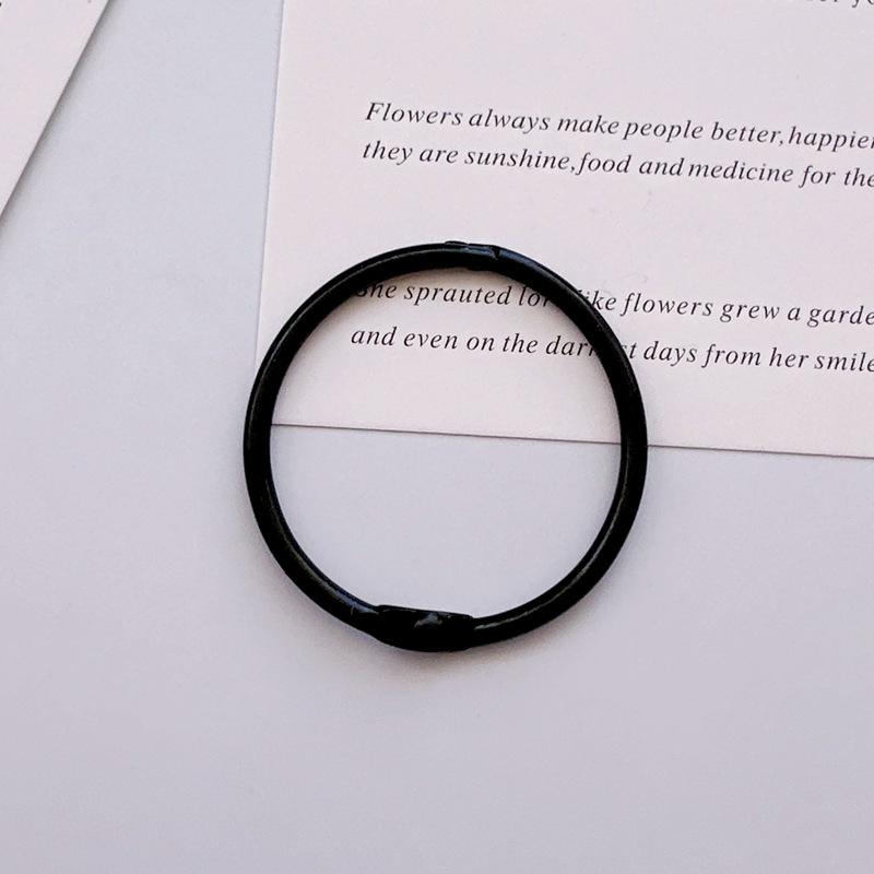 45mm Colored Macaron Keychain Ring: DIY Jewelry & Book Page Accessory