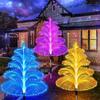 Kolip Solar Garden Lights, Christmas Tree Decorative Lamp, Waterproof 7 Color Changing Outdoor Decorative Lights For Yard Garden