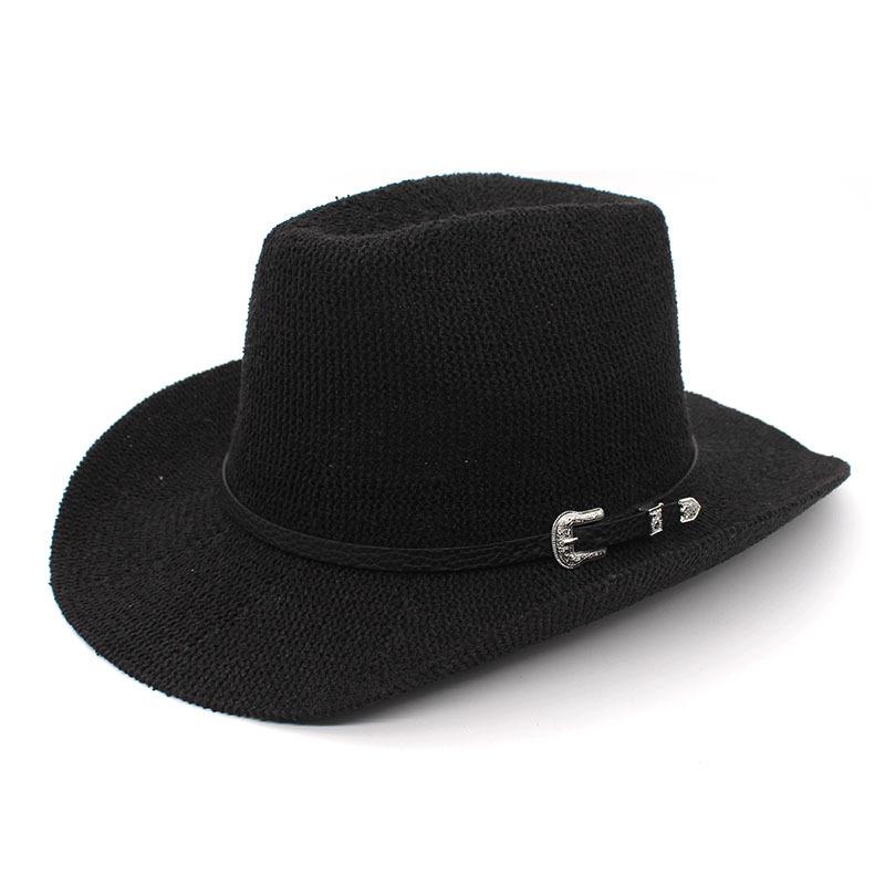 Panama Straw Hat Women'S Casual Versatile Wide Brim Straw Hat Men'S Top Hat Sun Hat