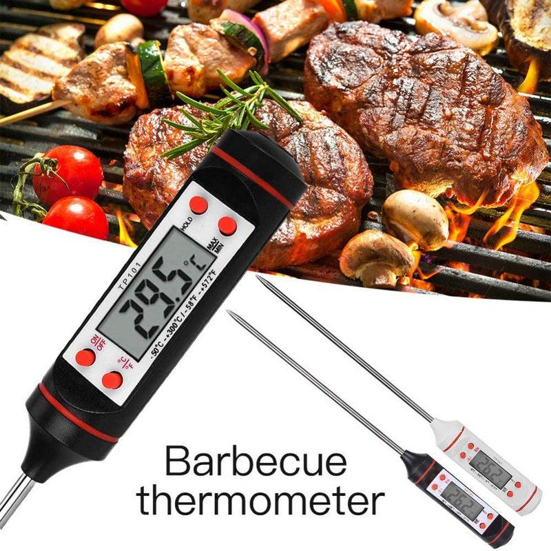 Digital Meat Thermometer Cooking Food Kitchen BBQ Probe Water Milk Oil Liquid Oven Digital Temperaure Sensor Meter Thermocouple